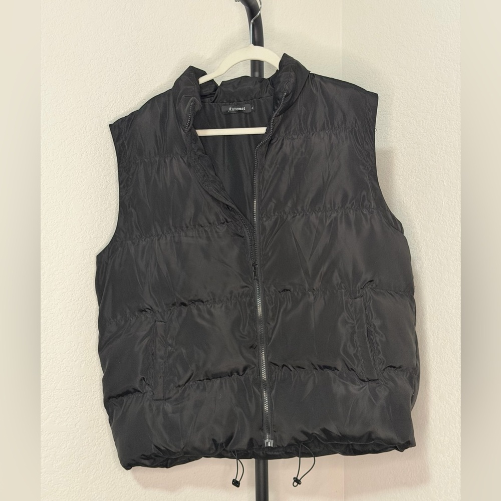 Black Puffer Vest